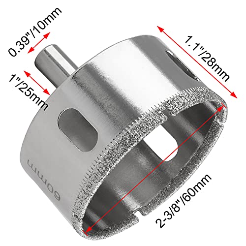 Image of Luomorgo 60mm /2 3 /8 inch Diamond Hole Saw