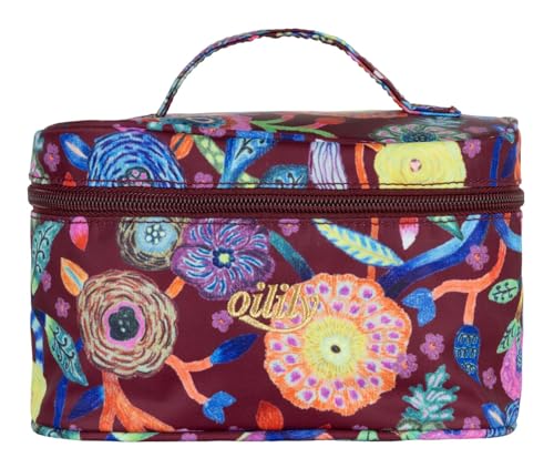 Trousse de maquillage Oilily Cila Beauty Case coloris Tawny Port pour cosmétiques