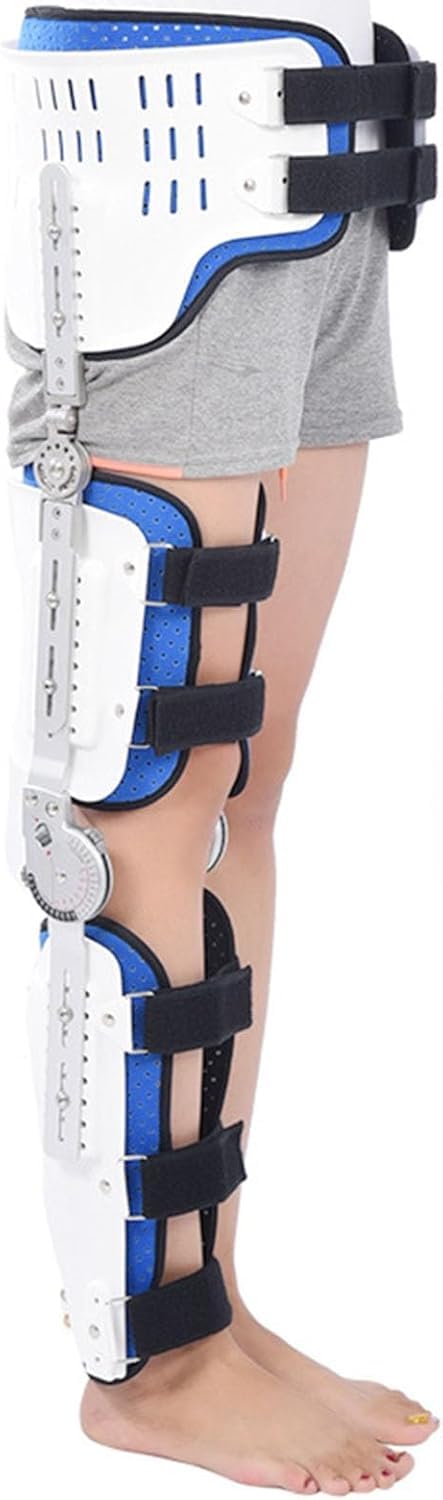 NGDFGR Hip Knee Ankle Foot Orthosis Knee Ankle Foot Orthosis Brace Adjustable Hip Joint Fixation Bracket For Brace Leg Fracture Foot And Orthotics,Right