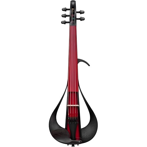 Yamaha YEV105 Pro Electric 5-string Violin - Deep Red/Black