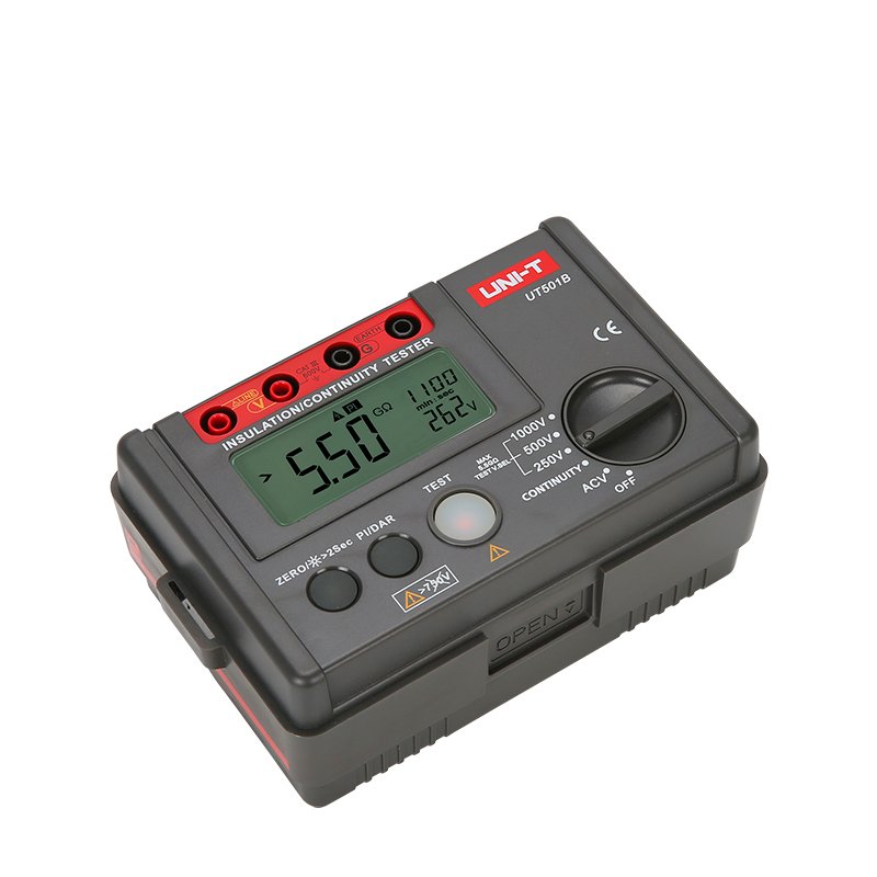 UNI-T UT501B Serie UT500 Probador de Resistencia de Aislamiento, 250V/500V/1000V, 1mA