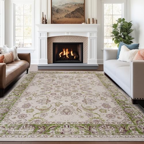 Alfombras de Habitacion Pequeñas Verdes Marca Zentavio