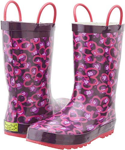 Image of Western Chief Kids Ladybug Rain Boot(Toddler /Little Kid /Big Kid) | Built for outdoor play, pull-on loops for self-dressing, comfort EVA insole, rubber traction outsole, toddler to big kid size
