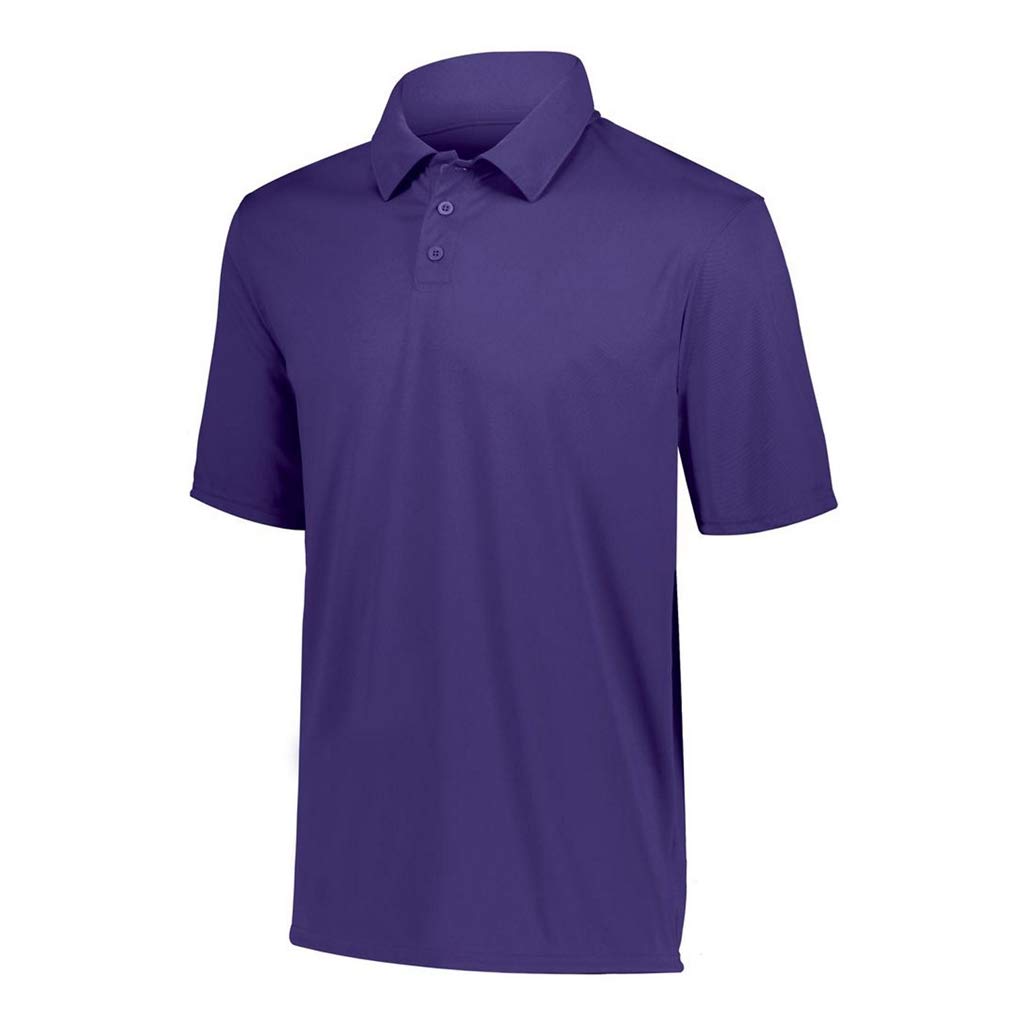 Augusta Sportswear Men's Vital Polo 2XL Purple (HLW) Shirt, XXL, Purple (Hlw), XXL