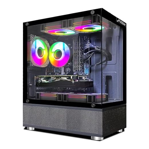 STGsivir- Desktop da gaming PC-GeForce GTX 1660 Super 6Go, Core i7 3.9GHz, 16G RAM, 1T SSD, WiFi 600 M, BT 5.0, RGB Fanx5, computer da gaming W10H64 per giocatori e streaming