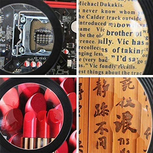 Ubersweet® Imported 2X(LED Electric Magnifier Multi Function Machine Holder Tabl H2O1