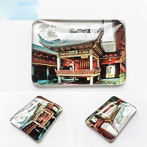Magnete Frigo 3D Xiamen Cina – Souvenir Viaggio In Cristallo – Regalo Turistico Con Immagine – 50x70 Mm - 3