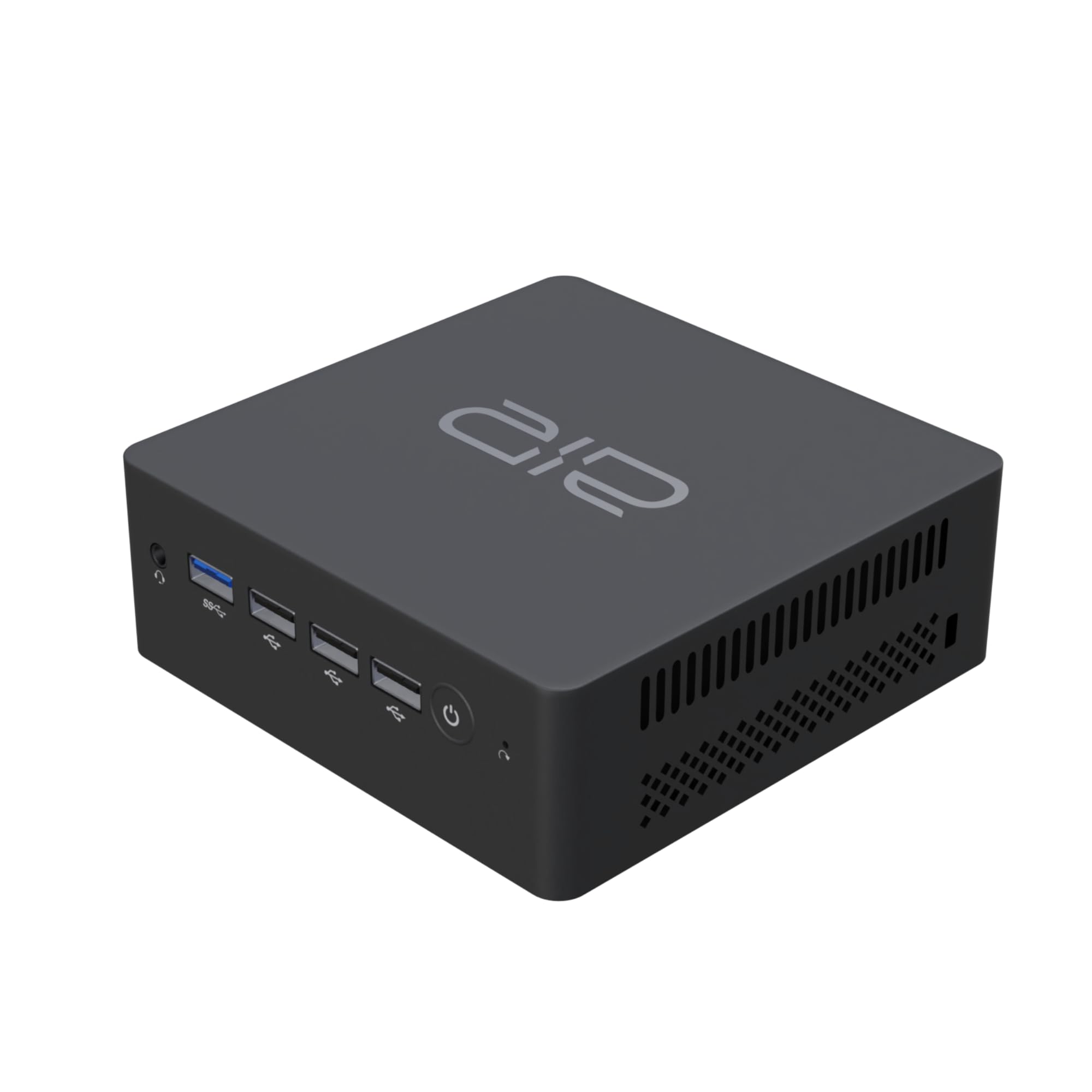AIR Minipc Alder Lake Intel 12Th Gen N95 with Genuine Windows 11 Home, 4K @ 65Hz 3 Screens Display, 8 GB DDR5 + 512 GB M.2 SSD, Dual Giga LAN Ethernet Ports, 2.4/5G Wi-Fi Bt., Black