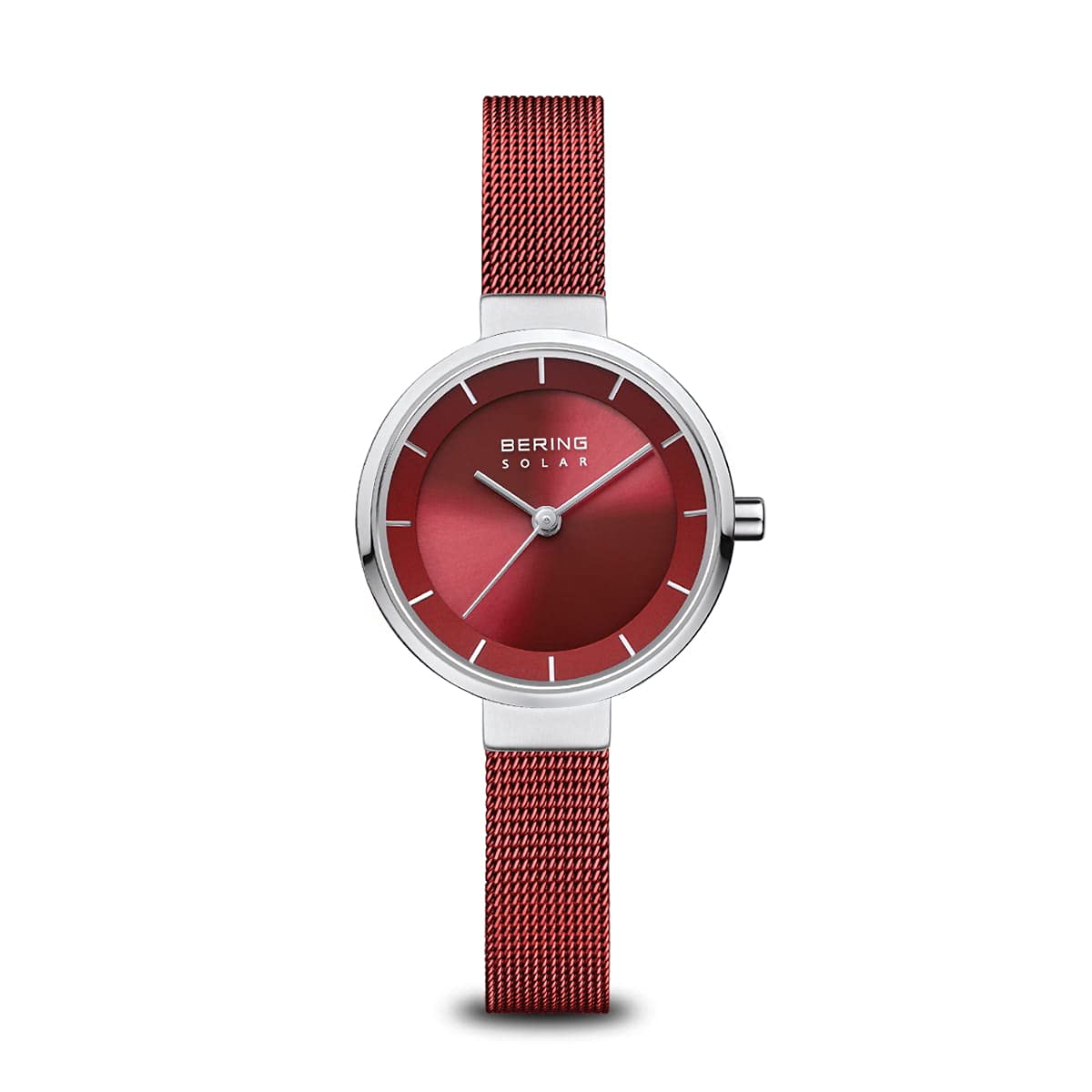 Women Analog Solar Collection Watch with Stainless Steel Strap & Sapphire Crystal