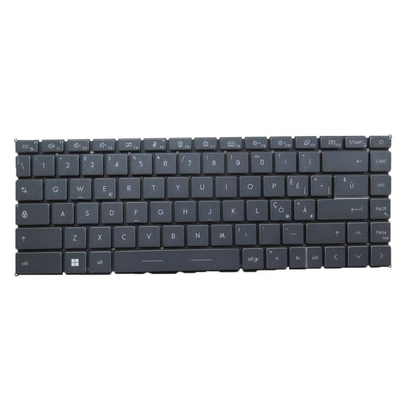 Laptop Backlit Keyboard for MSI Delta 15 MS-15CK Delta 15 A5EFK MS15CK 15.6' Italy IT Grey No Frame New