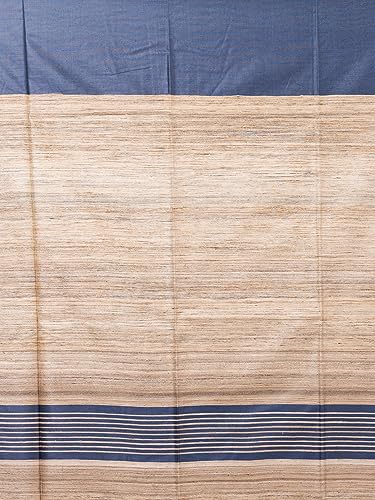 rachbai blue tussar silk saree in tussar silk – image 5