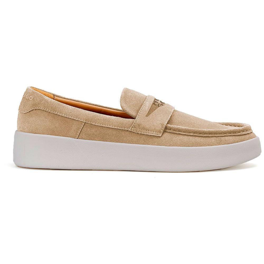 Hugo Men's Lyde_mocc_sd 10278168 01 Moccasins, Open Beige., 9 UK