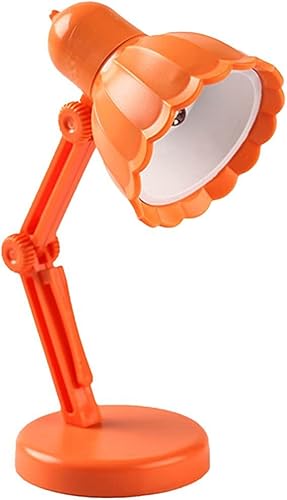 PERZOE Lámpara de escritorio LED mini lámpara de mesa portátil de alto brillo lámpara de noche de plástico accesorios de decoración de casa de