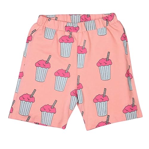 Image of Be Awara Kids Printed Half Sleeves T-shirt & Shorts Clothing Sets, 100% Cotton Soft Unisex Cord Set, Comfortable Wear for Kids With Cool Prints, Everyday Casual Wear for Boys & Girls