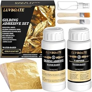 LUVBOATE Blattgold Kit 100 Stück Set