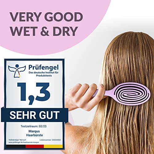 marQus Detangling Hair Brush for Women and Men, With Ultra-Soft, Flexible Bristles and Body, Glides Through Tangles with Ease - Image 2