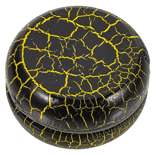 Hohopeti Wooden Yo Yo Ball with Crack Pattern Educational Fingertip Plaything for Boys and Creative Wooden for Fun and Skill Development