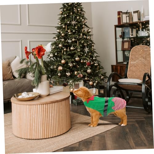 Disfraz para perro Alasum de felpa verde XXL miniatura 6
