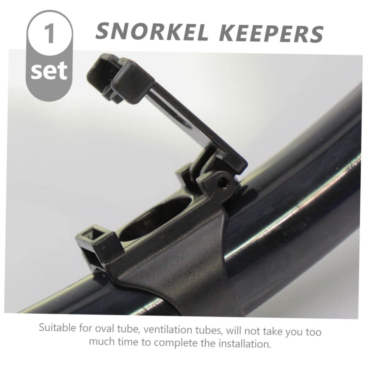 BRIGHTFUFU Universal Snorkel Mask Clip Diving Accessories Silicone Buckle for Snorkeling Set