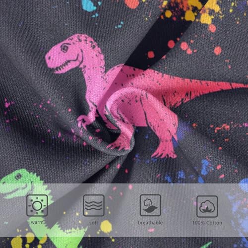 Wusikd Colorful Dinosaurs Boys' Underwear Cotton Funny Boys Briefs Soft Toddler Underwear 2T3