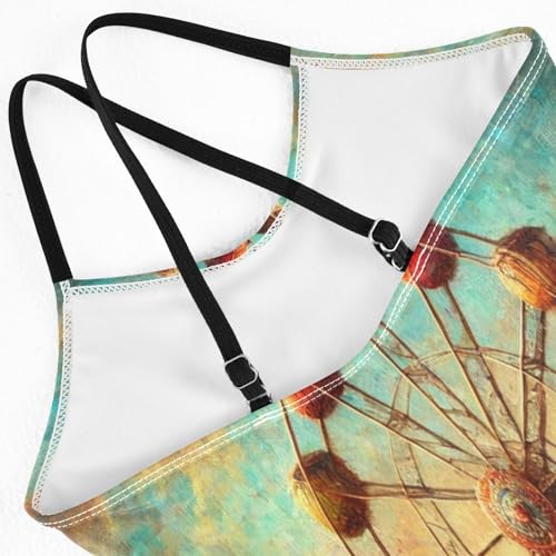 Park Horses Colorful Swimsuit for Girls Bathing Suit Summer Beach One Piece Swimsuits Swimwear4