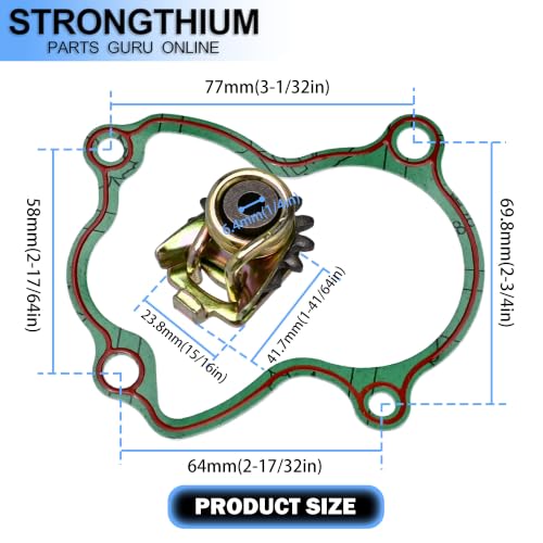 Image of Strongthium Gearshift Fan Gear Set Driven 23312-004-0000 | Fits Hisun Massimo Coleman Bennche 400 450 500 550 700 750 UTV Axis 500 700 Sector Strike MSU Outfitter