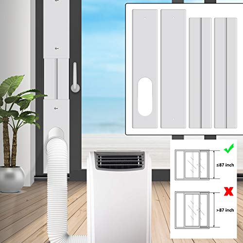 Gulrear Sliding Door Air Conditioner Kit,Max Adjustable Length 220Cm/87Inch thumb #1