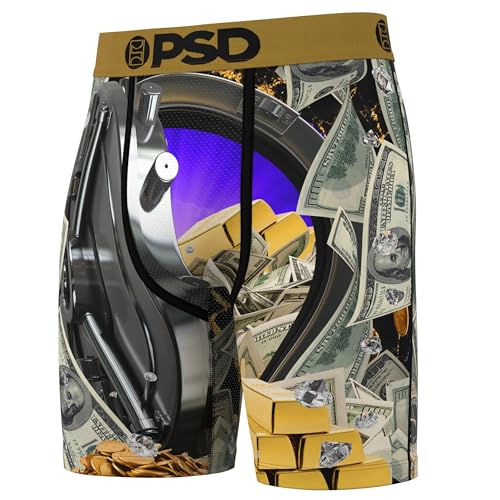 PSD Men's Heist Boxer Briefs, Multi, L2