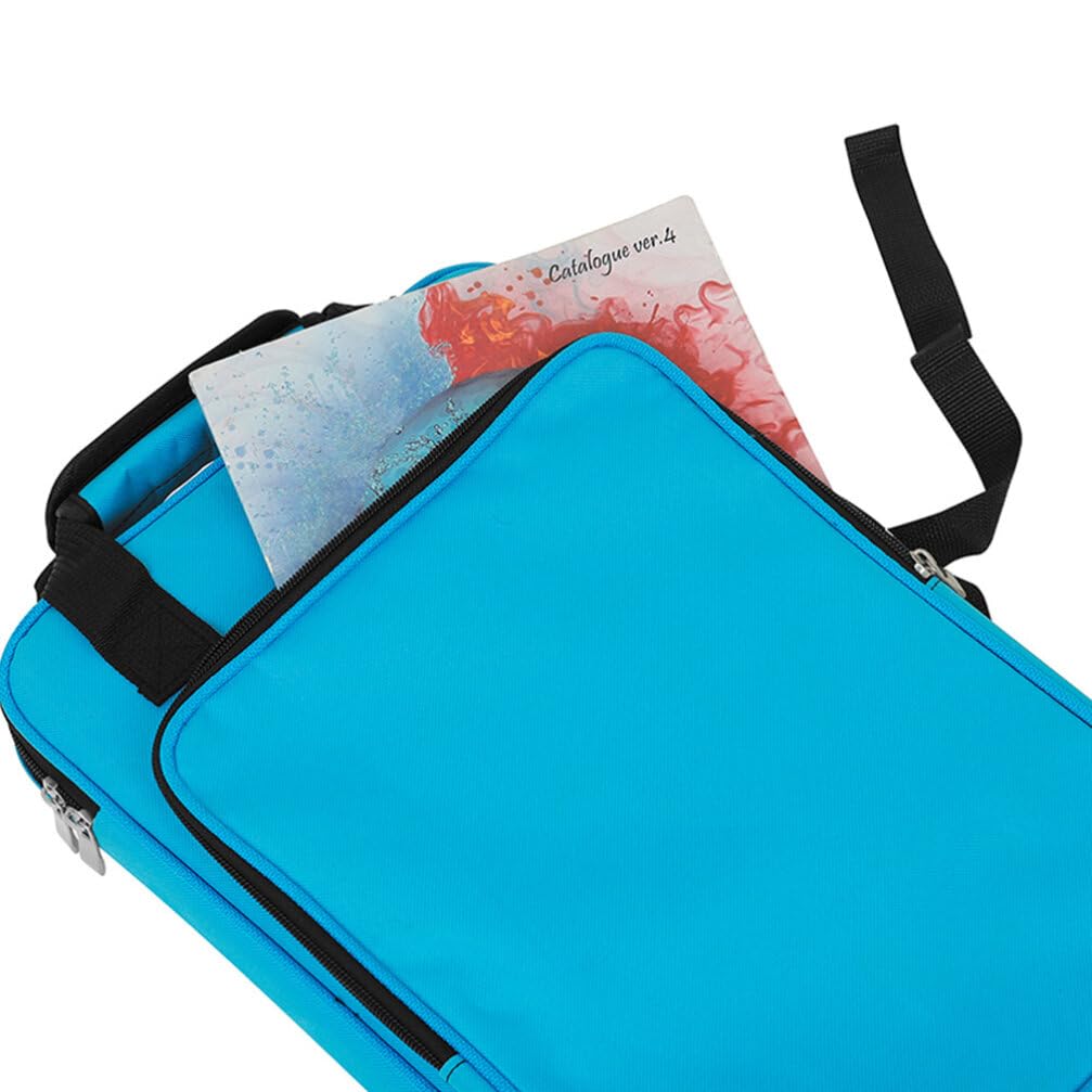 FOMIYES Custodia per Bacchette Batteria Oxford Blu Design Ergonomico e Cuciture Rifinite, Dotata di Tracolla e Manici per Uso Portatile Musicale