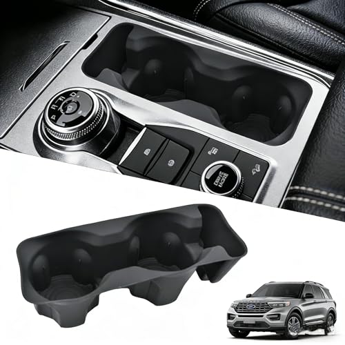 For 2020-2024 Ford Explorer Inserto para Portavasos miniatura 1
