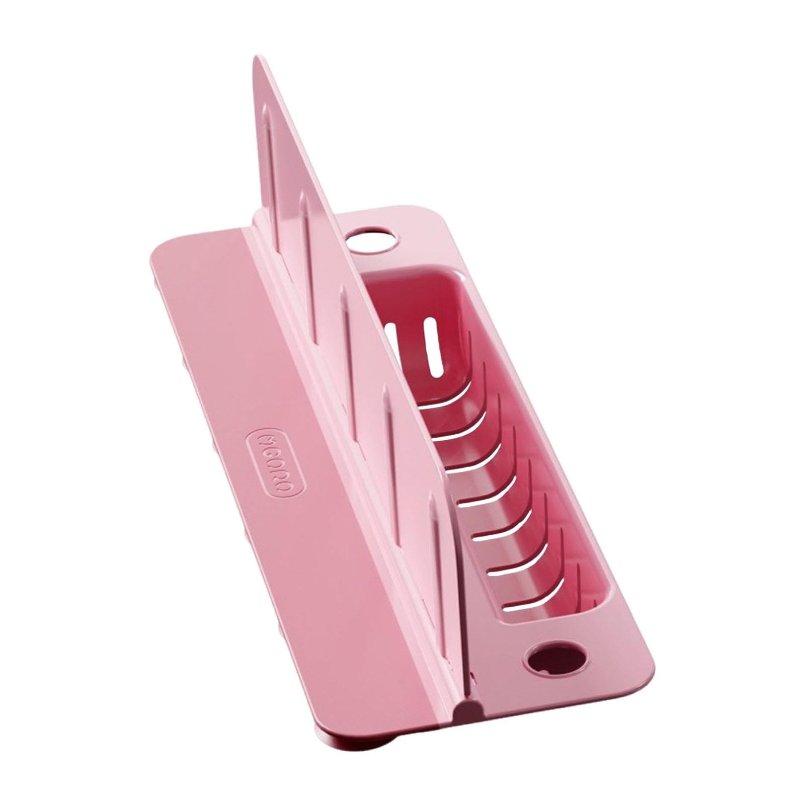 Kitchen Sink Splash Guard Water Guard for Washbasin Dining Room Dish Washing Pink|