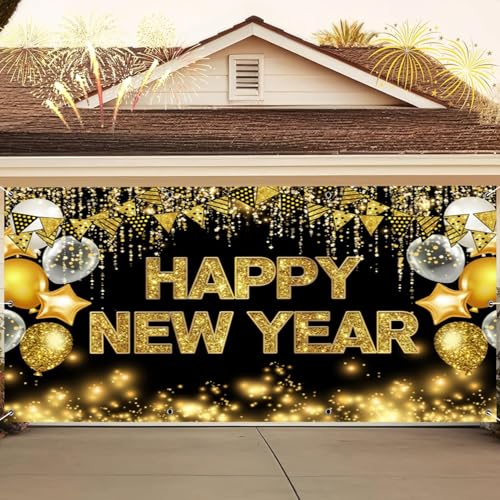 Bannière de porte de garage résistante aux intempéries pour décoration