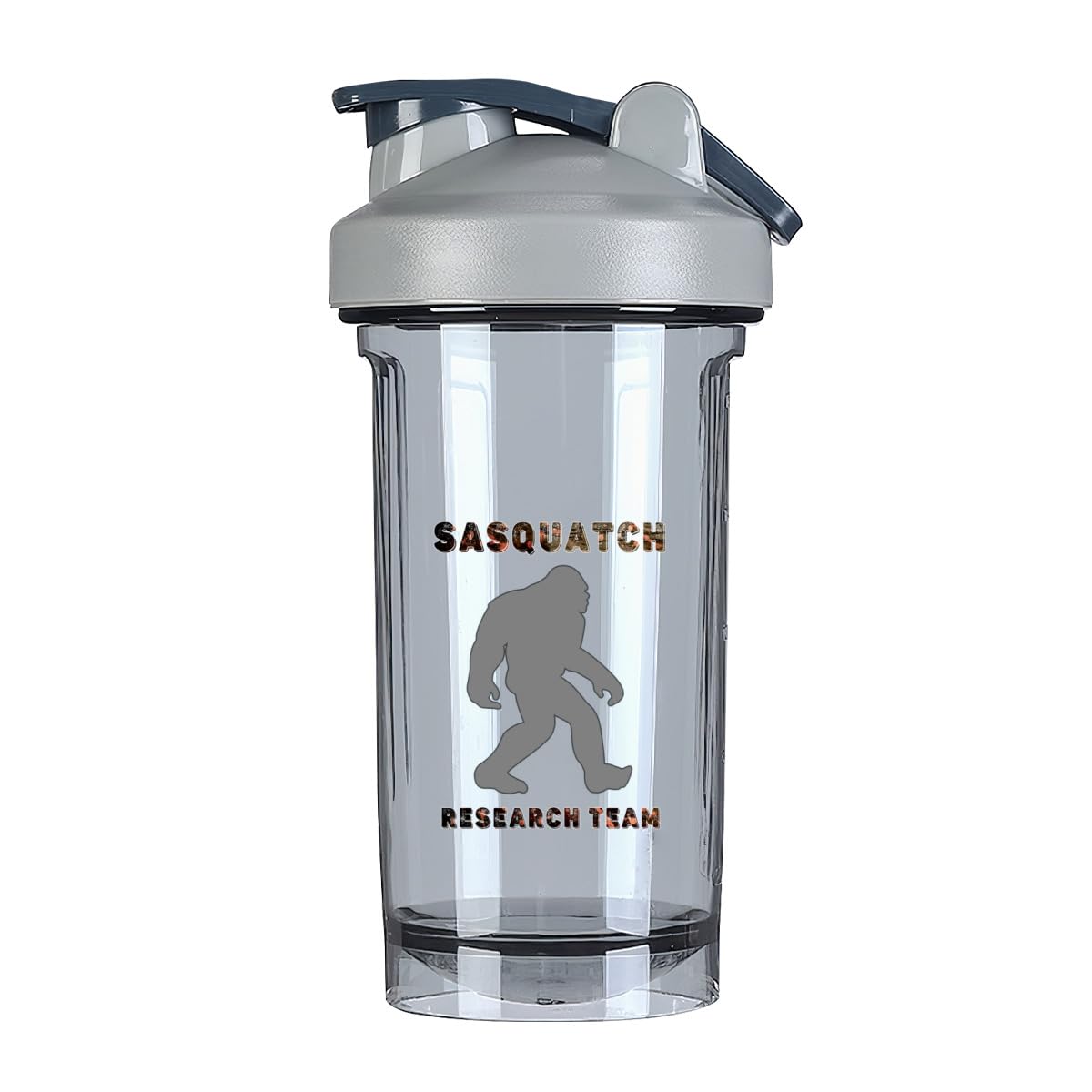 Bigfoot Research 2 18 Ounce Shaker Cup,Fashion Theme Pattern Shaker Bottle Leak-proof Workout Shake Bottles 500ML/18 oz Perfect for Pre Workout