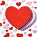Chengu 24 Pieces 6 Inches Valentines Large Craft Heart Decor, 300 Pieces Small Foam Hearts Self Adhesive Hearts Stickers for Valentine's Day Mother's Day DIY Crafts
