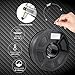 IEMAI Kohlefaser Polycarbonat Filament 1Kg, Schwarz PC CF 3D Drucker Filament 1.75mm mit 20% Carbon Fibre, Maßgenauigkeit +/- 0,02 mm