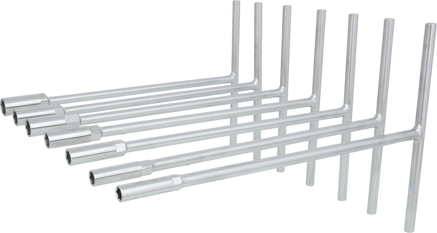 KS Tools 517.1180 Juego de llaves de vaso con mango en T, 7 pzs, 8-14mm