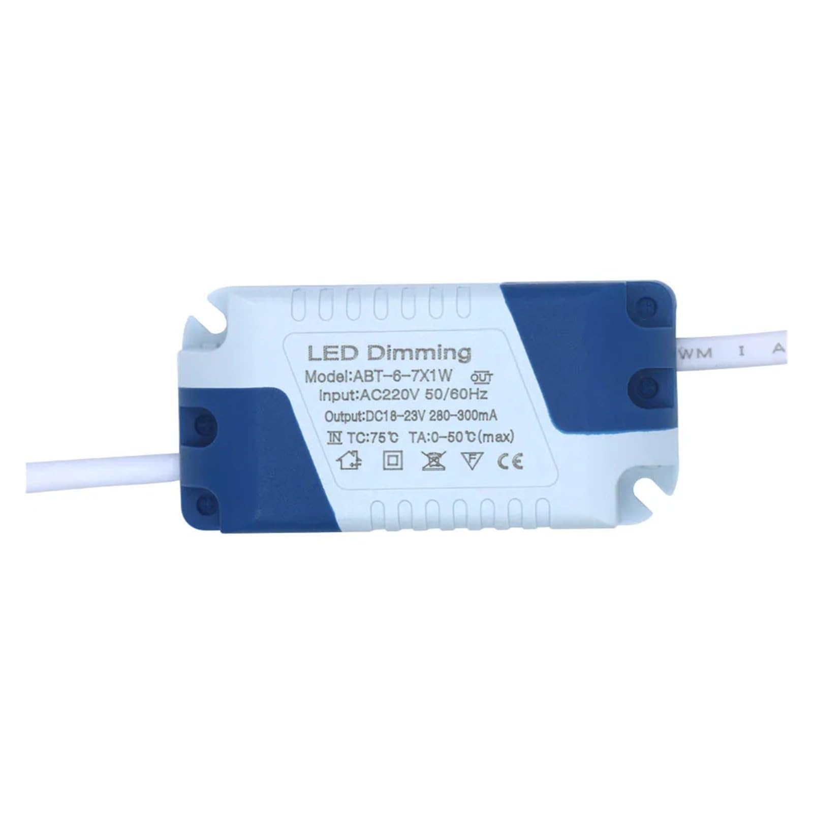 PWANUIGTE LED Dimming Driver Transformer Power Adapter 3W 5W 7W 12W 18W 20W AC220V 300mA(6-7W DC18-23V)