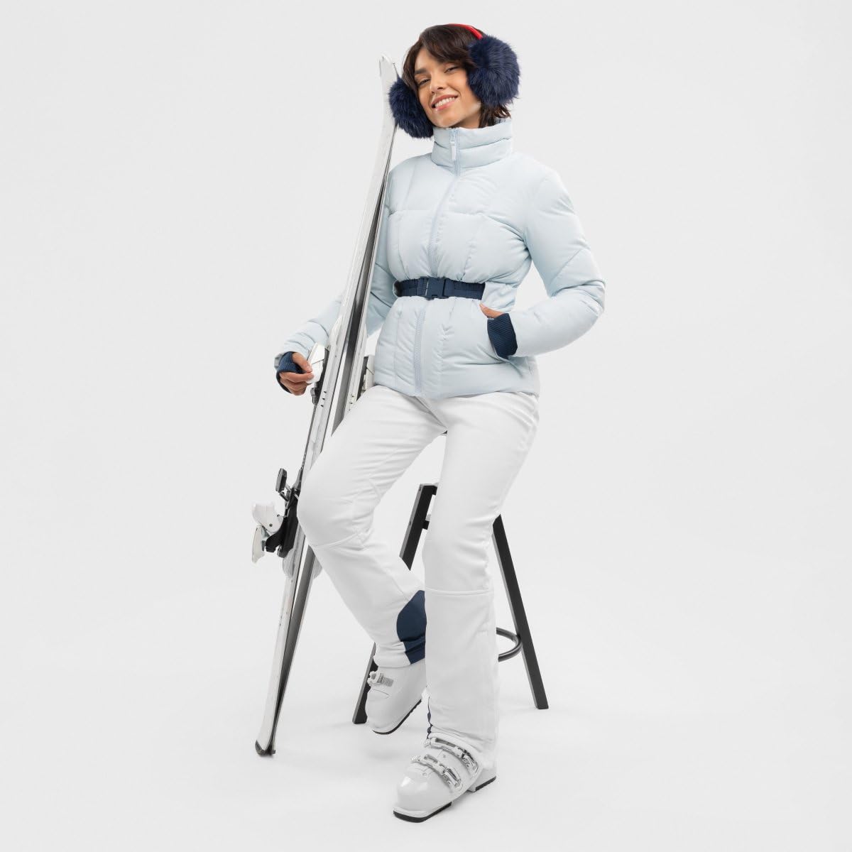 SIROKO Pantalón esquí Retro Zeitlos-W White Blanco