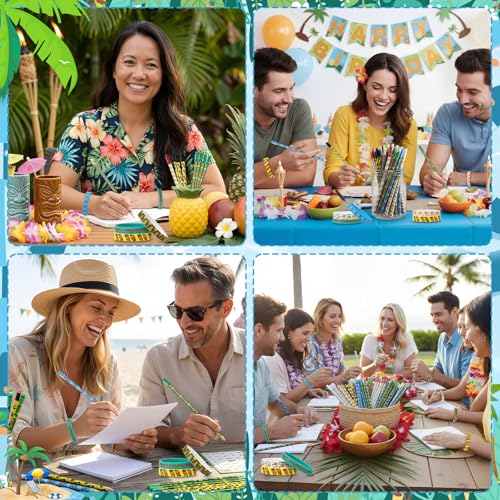 Set de 48 Lápices con Brazaletes de Fiesta Luau miniatura 3
