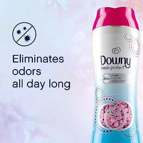 Image of Downy Fresh Protect Laundry Scent Booster Beads for Washer with Febreze Odor Defense, April Fresh, 14.8 oz