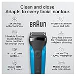 Braun Electric Razor for Men, Series 3 310s Electric Foil Shaver, Rechargeable, Wet & Dry - Image 3
