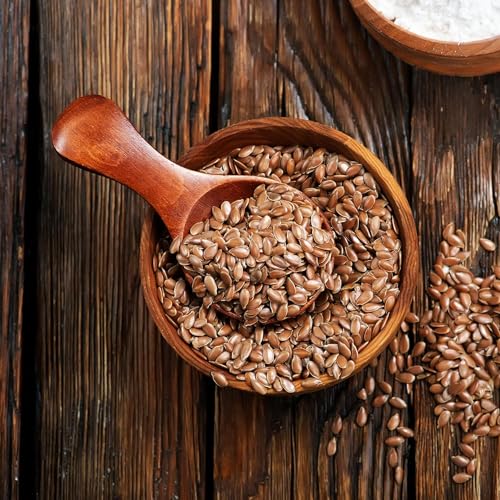 Image of WonderBox Flaxseeds 250g - Alsi Seeds | Flax Seeds for Hair Growth | Raw Seeds for Eating | Rich in Protein | Raw Flaxseeds (JAR PACK)