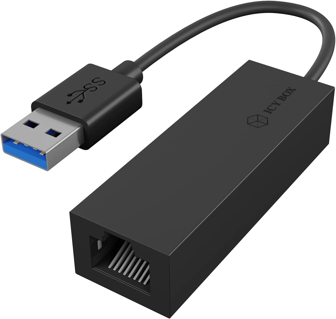 ICY BOX USB LAN Adapter, USB 3.0 zu Gigabit Netzwerkadapter