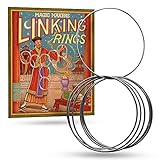 Magic Makers Linking Rings Set of 8 Rings (Large - 10 Inch Diameter) with Online Learning