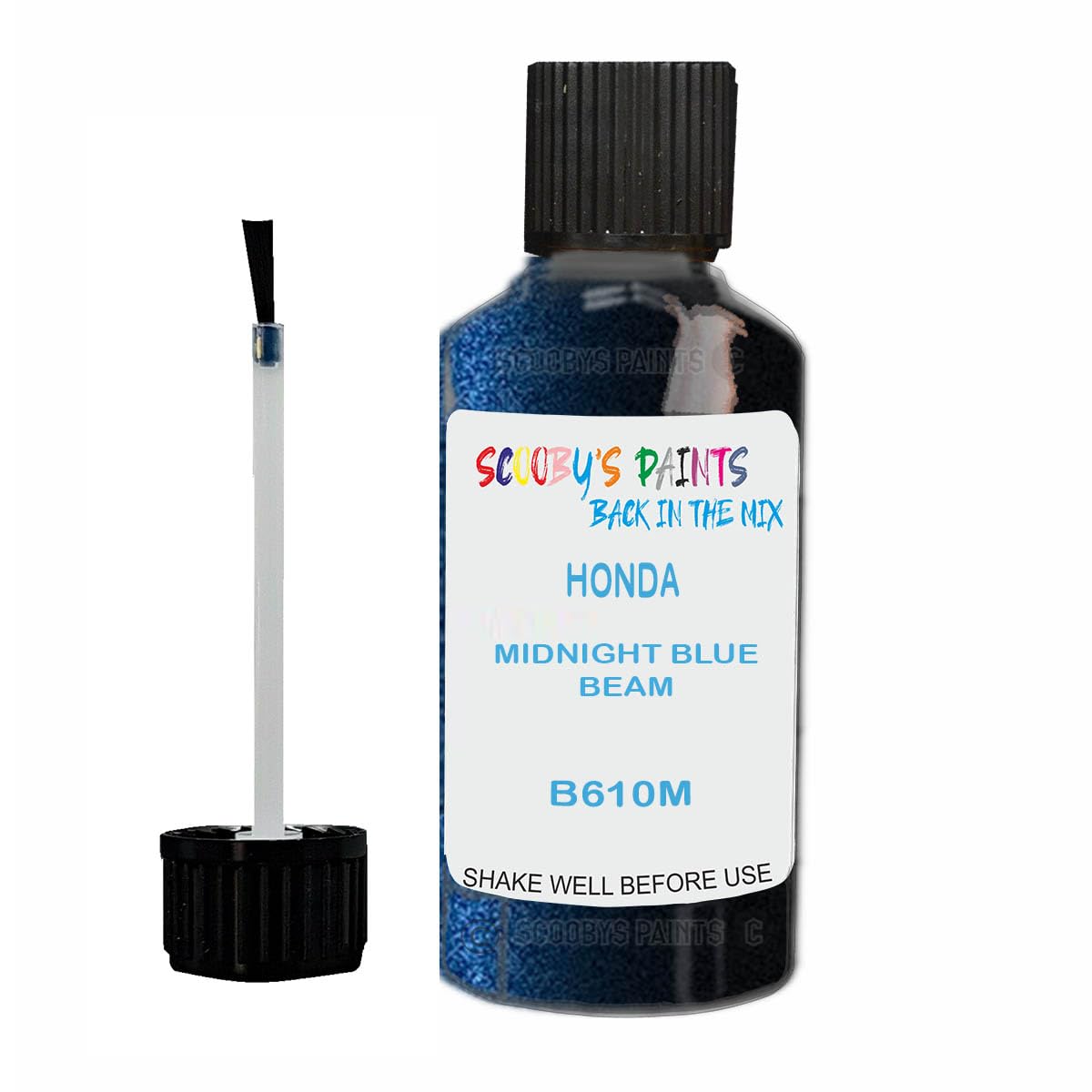 Scoobys Paints Back In The Mix Midnight Blue Beam Touch Up Paint For Honda B610m Metallic