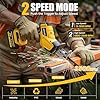 RAYLEEY Cordless Reciprocating Saw, Brushless Motor, 2x4000mAh Battery, 8 Saw Blades, 2-Speed Variable 0-3500 SPM, LED Light, Keyless Blade Clamp #2