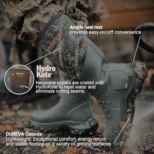 Dryshod Evalusion Hi Lightweight Rubber Hunting Boots | Waterproof | Camo | Insulated3