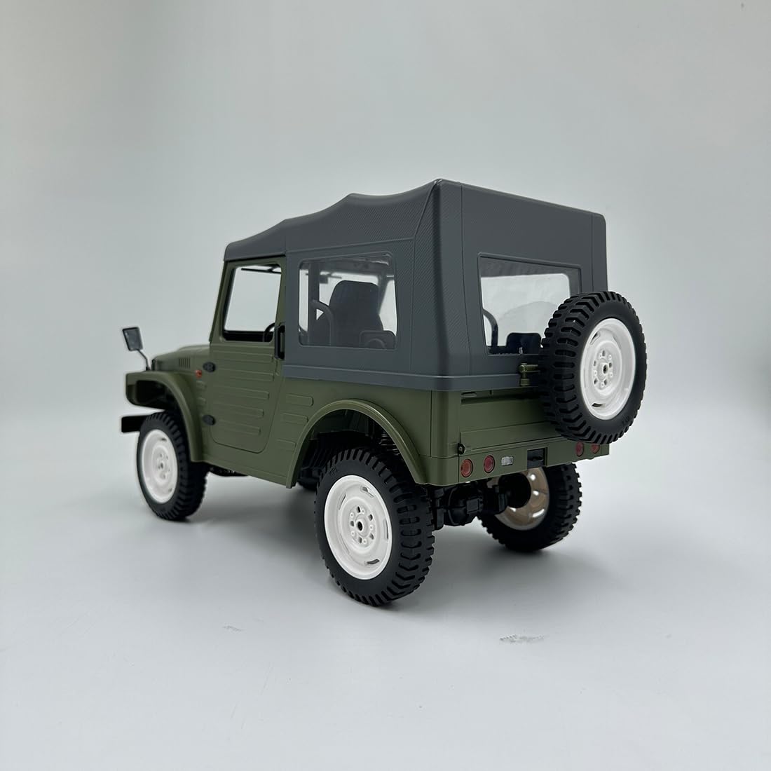 1/10 4WD RC Crawler 2,4 GHz Offroad Truck con luz LED y transmisión de 2 marchas
