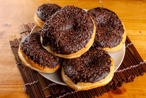 Image of Chocolate Sprinkles - 2.2 lb Jimmies for Baking & Desserts | Topping ice cream, cakes, cookies and cupcakes-ideal for holiday baking, parties and dessert tables.