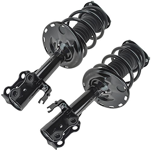 Image of TRQ Front Driver and Passenger Side Strut and Spring Assembly Set Loaded | For 09-12 Toyota RAV4 L4 2.5L 06-08 RAV4 Sport L4 2.4L